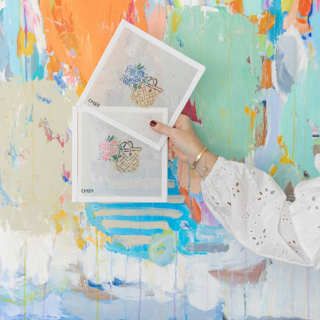 Pink Hydrangea Basket
