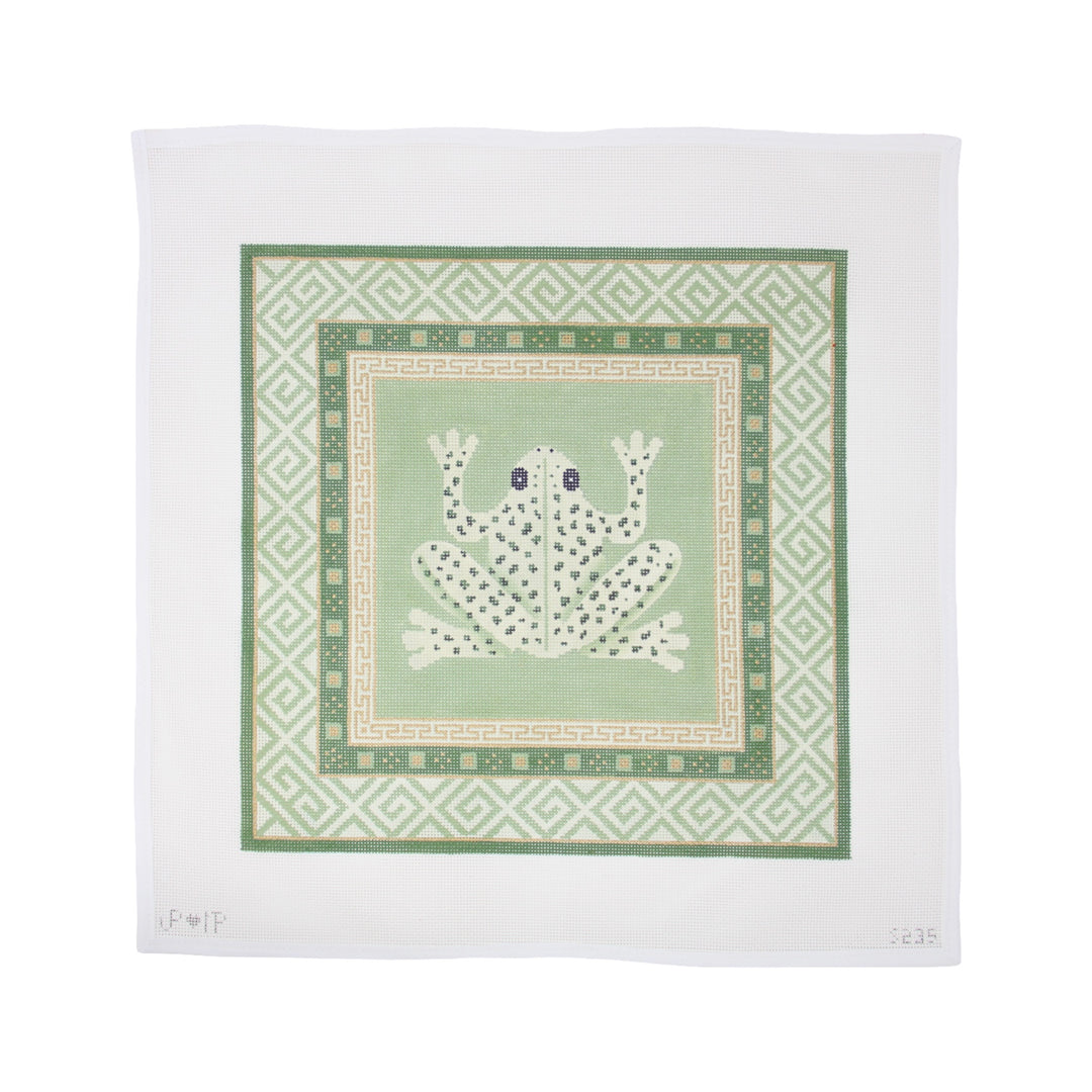 Frog with Green Border