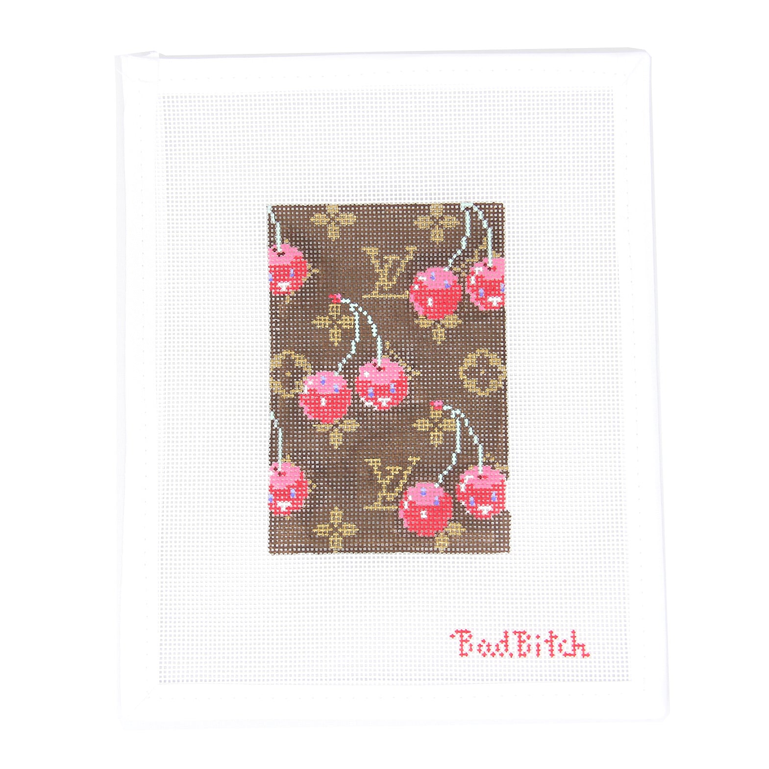 Pre-Order: LV Cherry Rectangle – Greystone Needlepoint