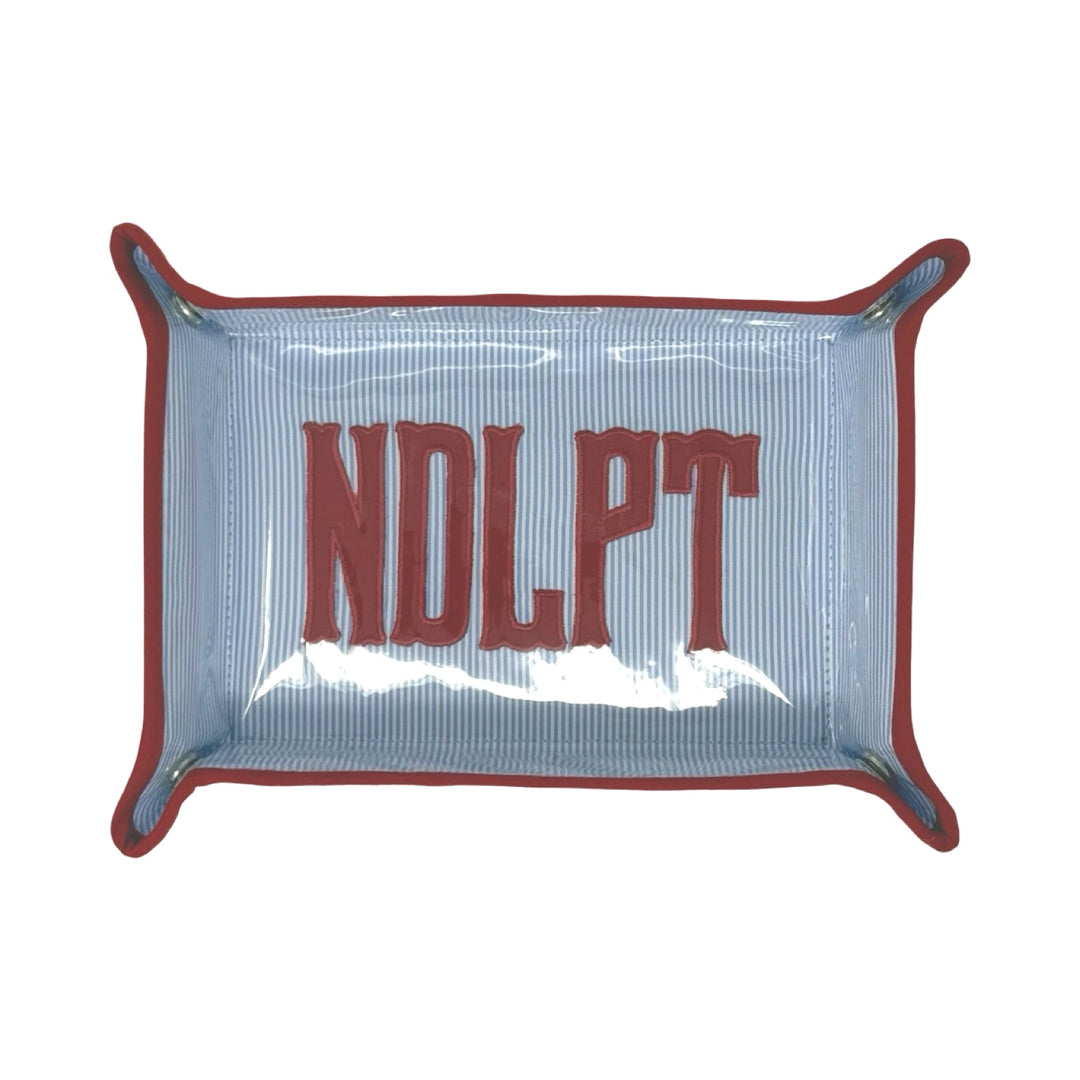 Snap Tray: NDLPT Blue and Red Stripes