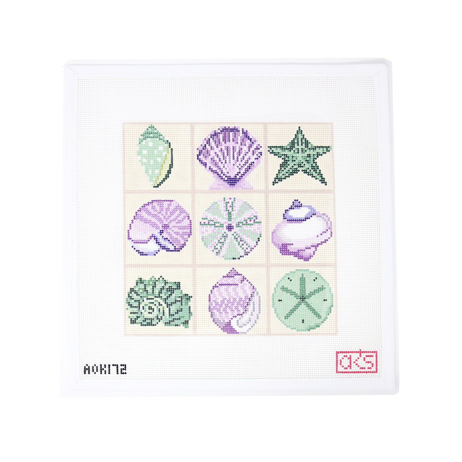 Shell Tic Tac Toe – Greystone Needlepoint