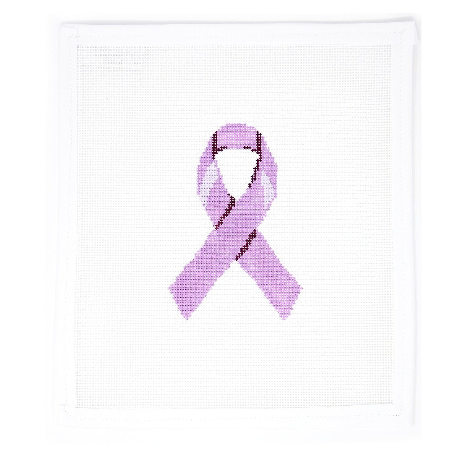 Breast Cancer Ribbon – Greystone Needlepoint