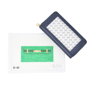 This needlepoint wallet kit is perfect for on-the-go stitchers or as a personalized gift. Whether you're treating yourself or a fellow needlepointer, this project brings style, function, and creativity together in one perfect package.