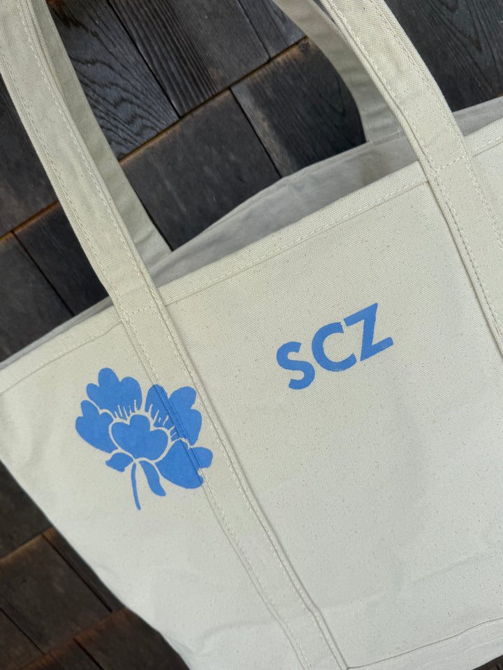 BAG OF NEEDLEPOINT TOTE