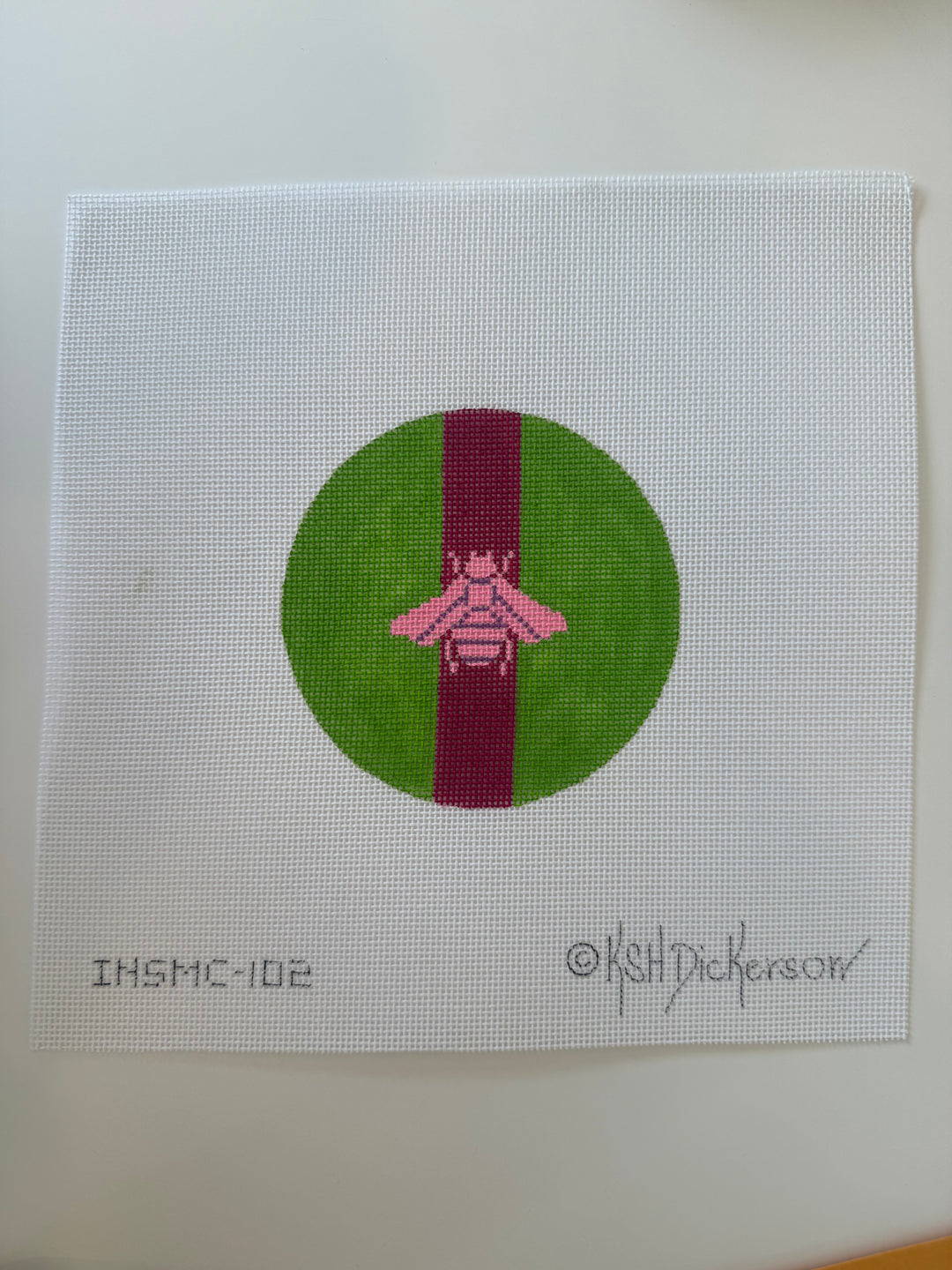 Gucci Bee in Mod Colors - Hot Pink with Raspberry Stripe