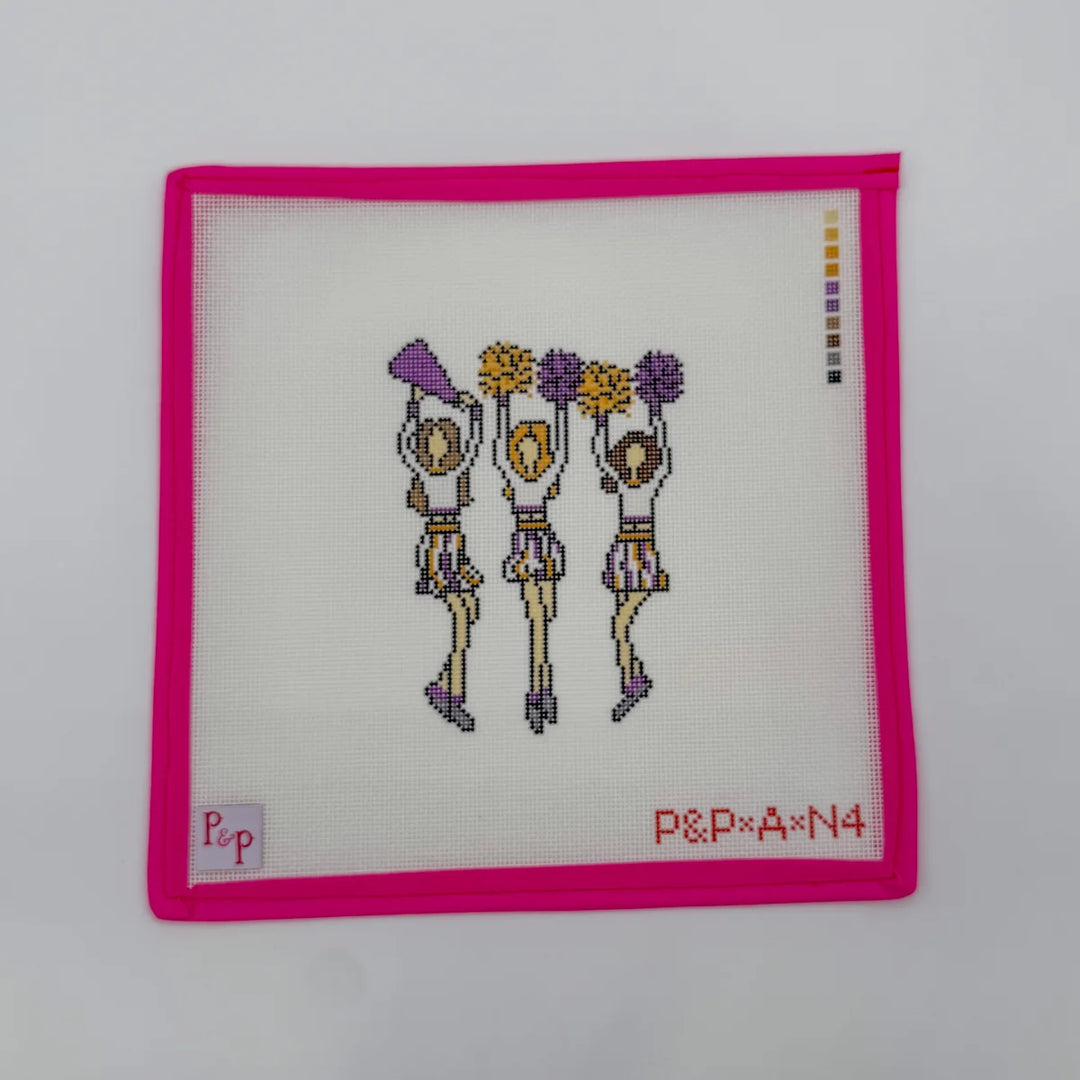 Purple & Gold Cheerleaders
