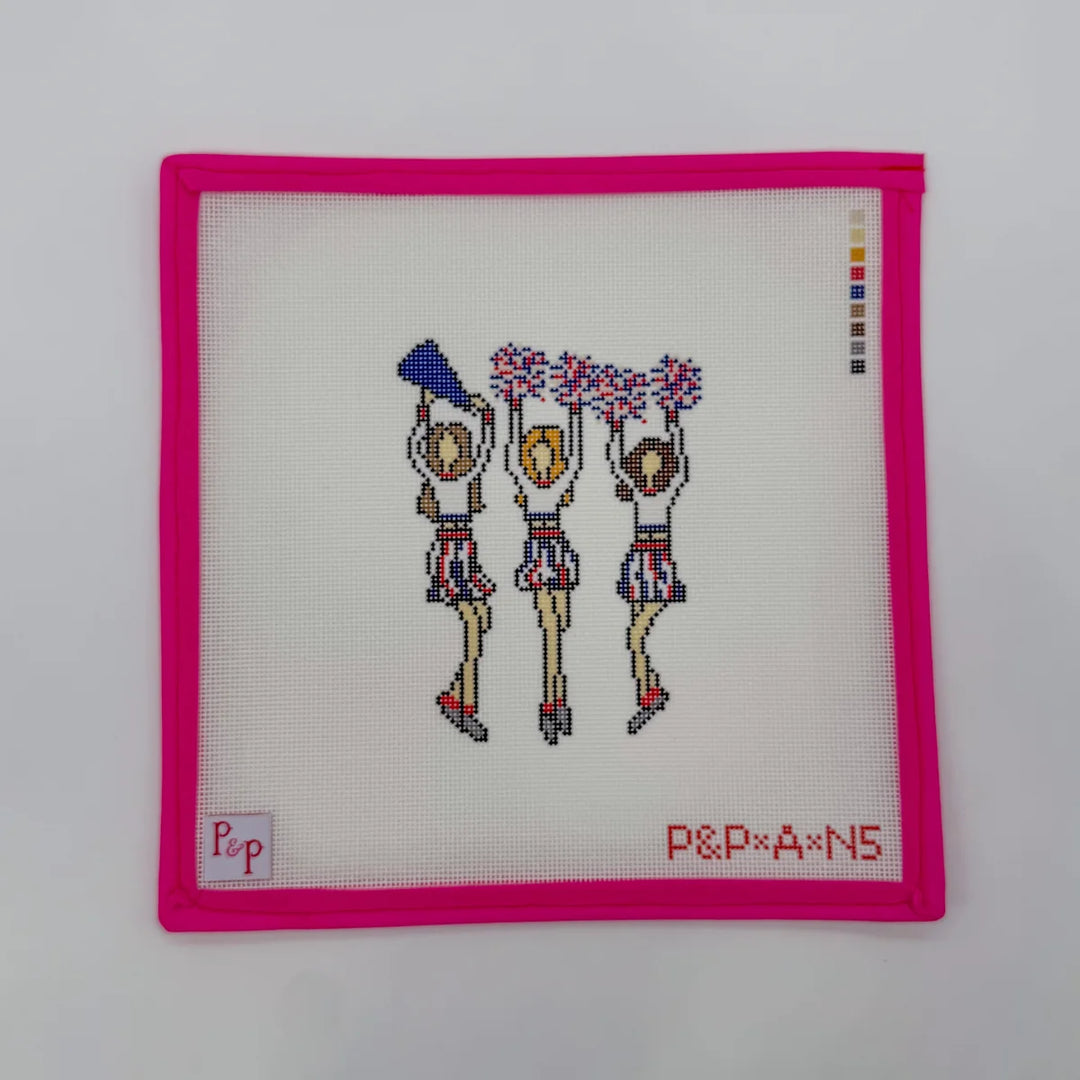 Red & Blue Cheerleaders