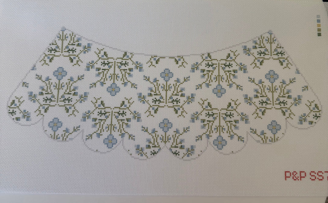 Blue Blooms Lampshade