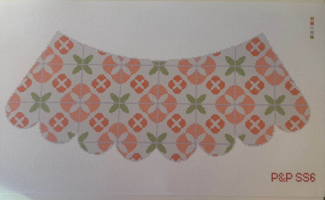 Tangerine Tile Lampshade
