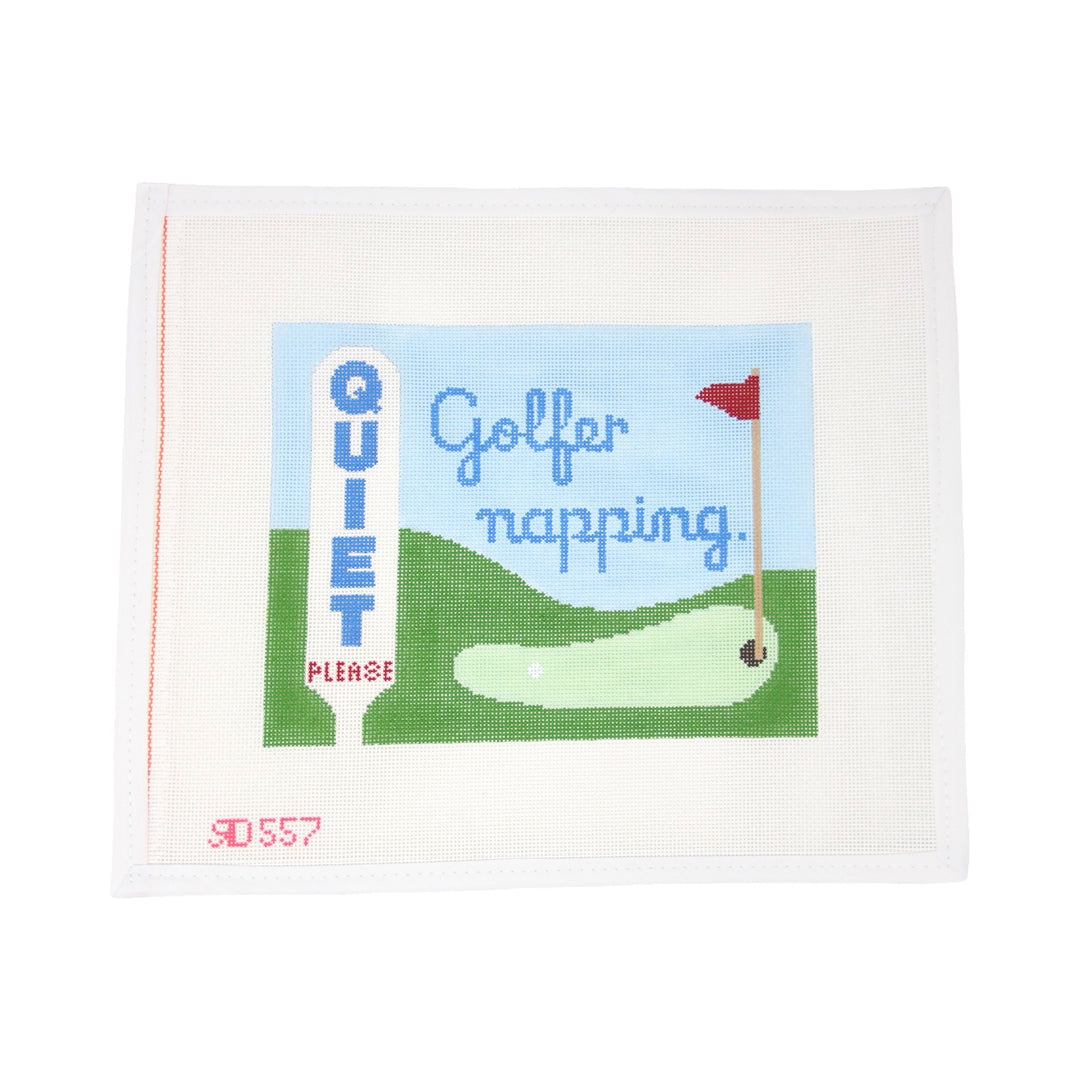 Quiet Golfer Napping