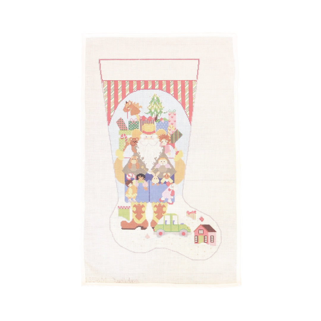 Cowboy Santa Stocking