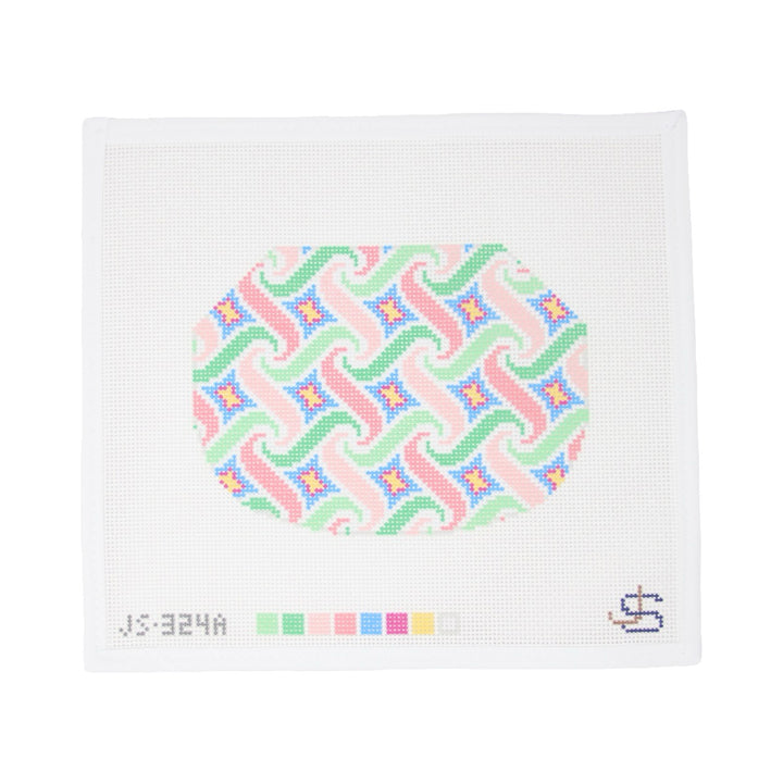 Swirl Kiss Lock Bag Canvas