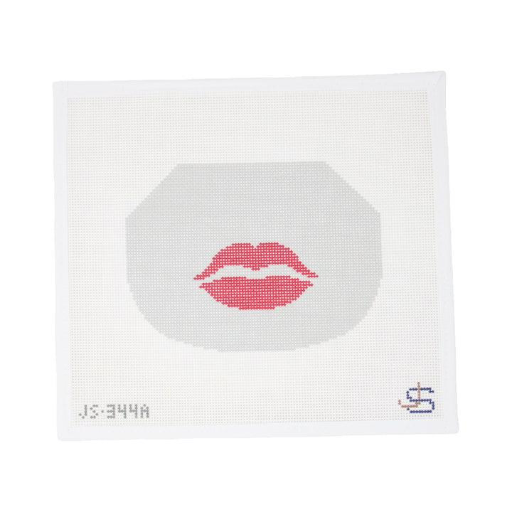Lips Kiss Lock Bag Canvas