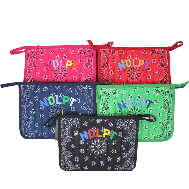 NDLPT Bandana Print Pouch