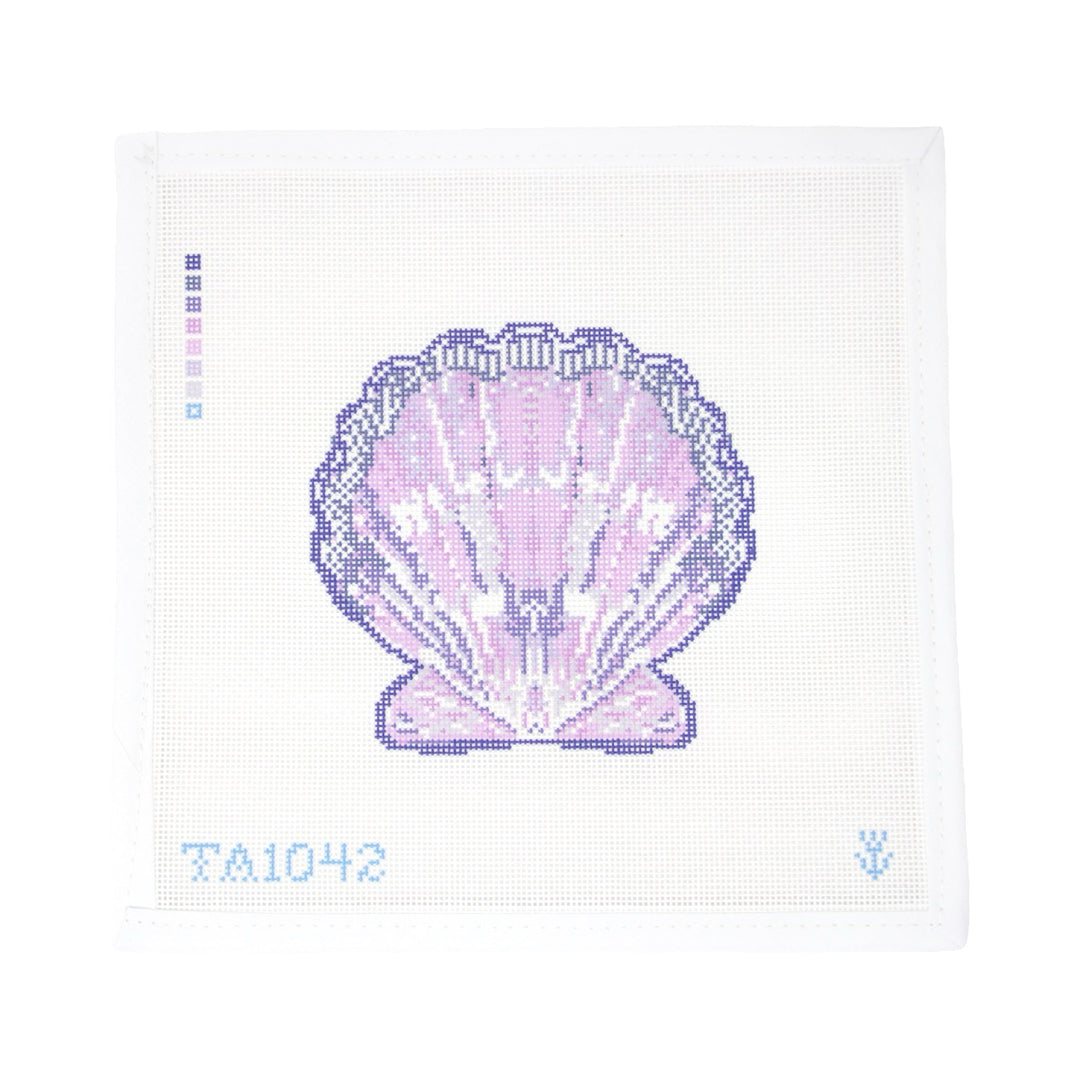 Scallop Ornament - Lavender