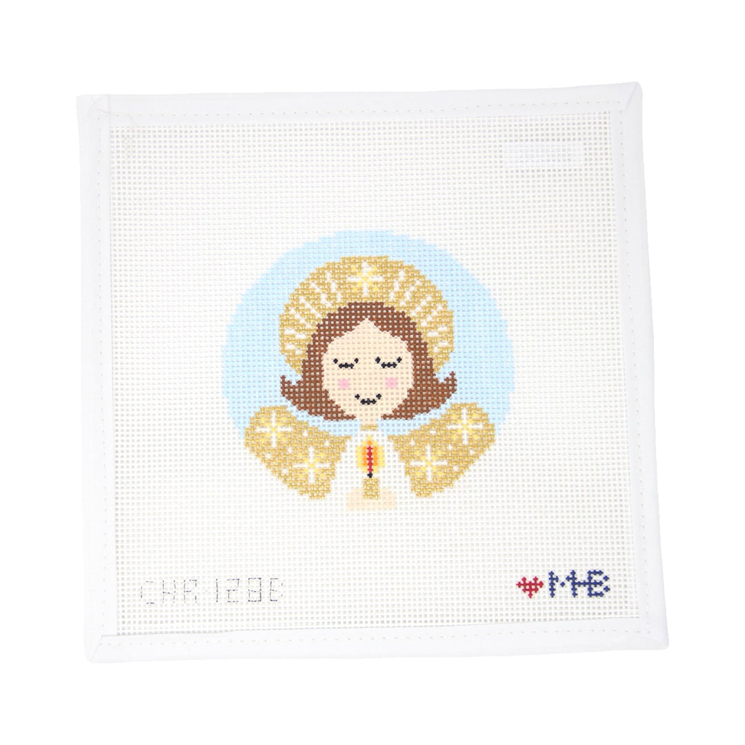 Angel Girl (Brunette) Round