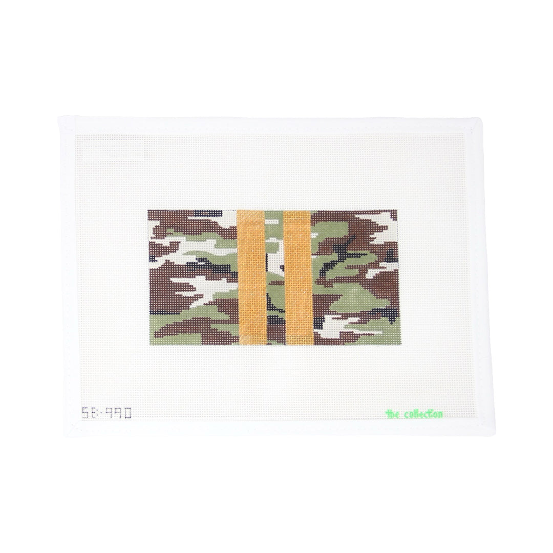 Camo Gold Stripe Eyeglass Case
