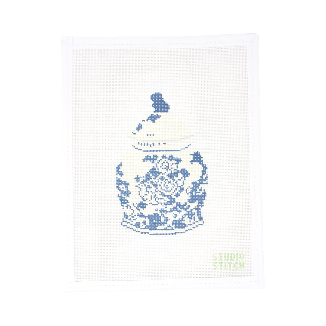 Blue and White Ginger Jar