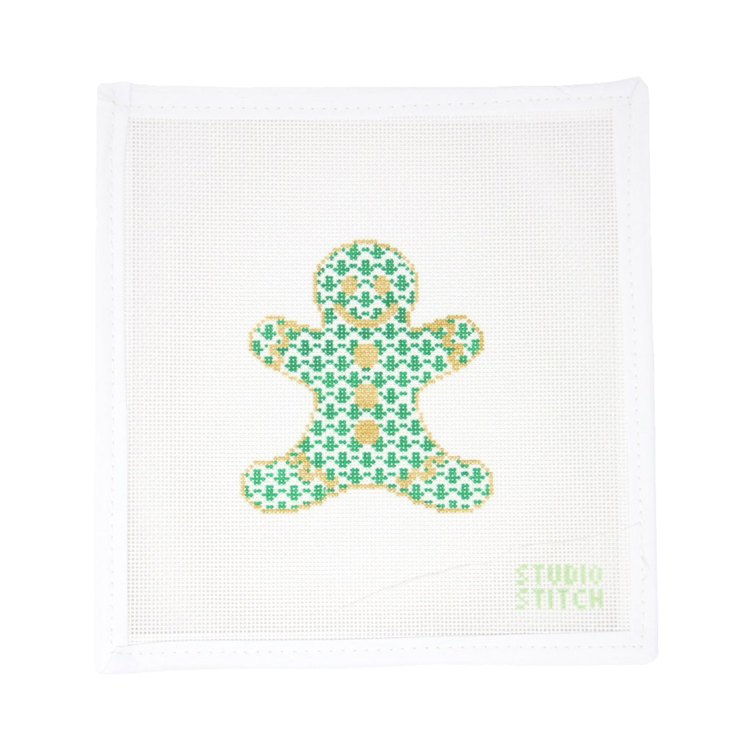 Green Herend Gingerbread Man