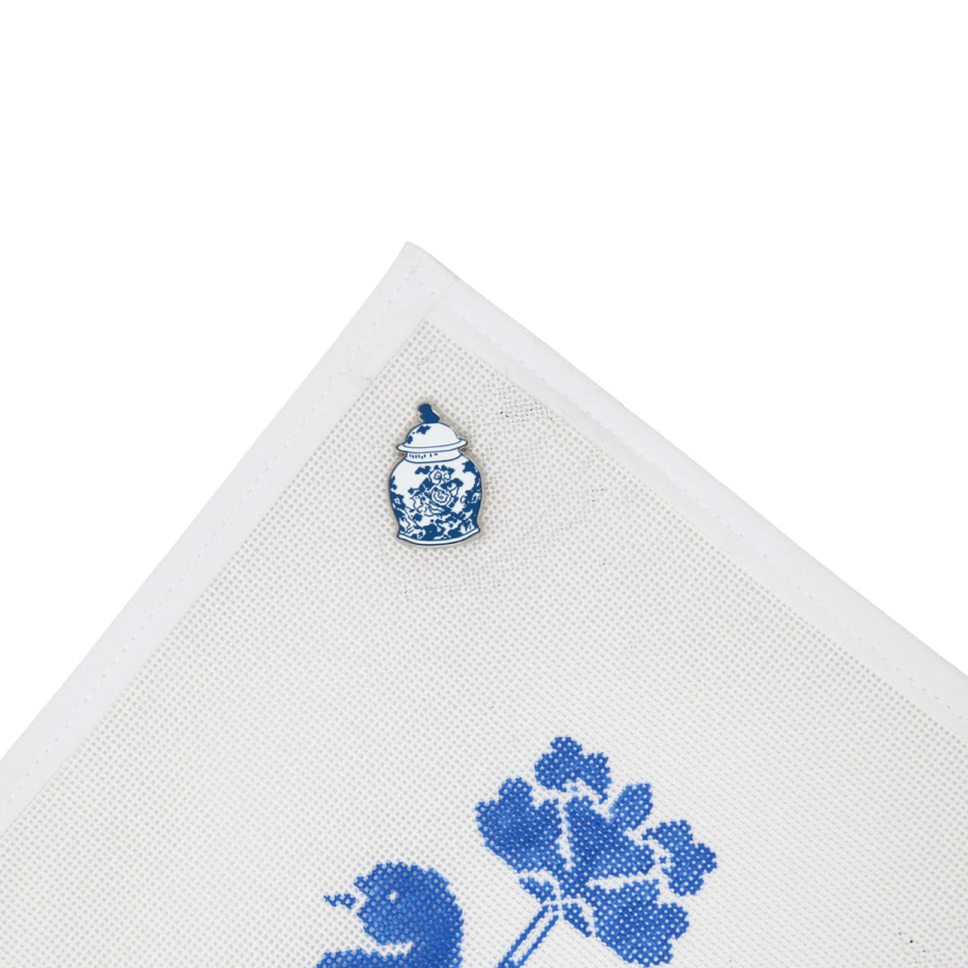 Blue and White Ginger Jar Needle Minder