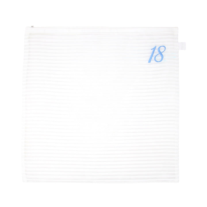 13 Mesh/18 Mesh Square Mesh Zipper Project Bag