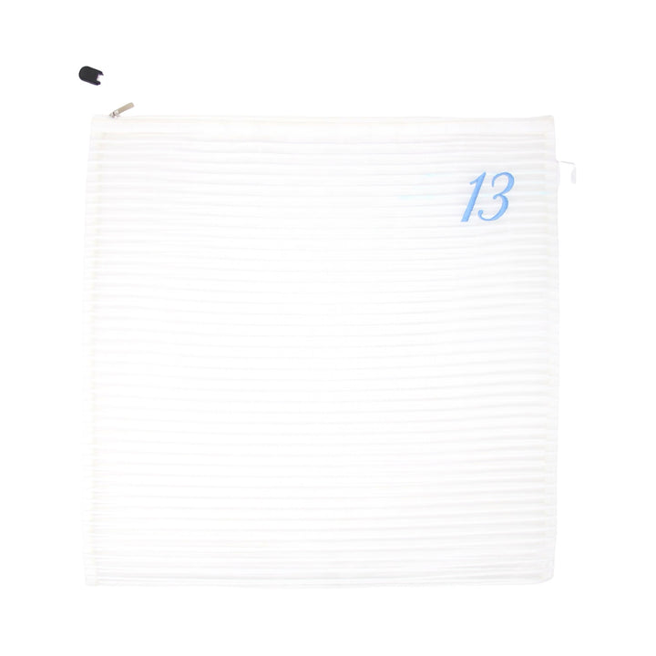 13 Mesh/18 Mesh Square Mesh Zipper Project Bag