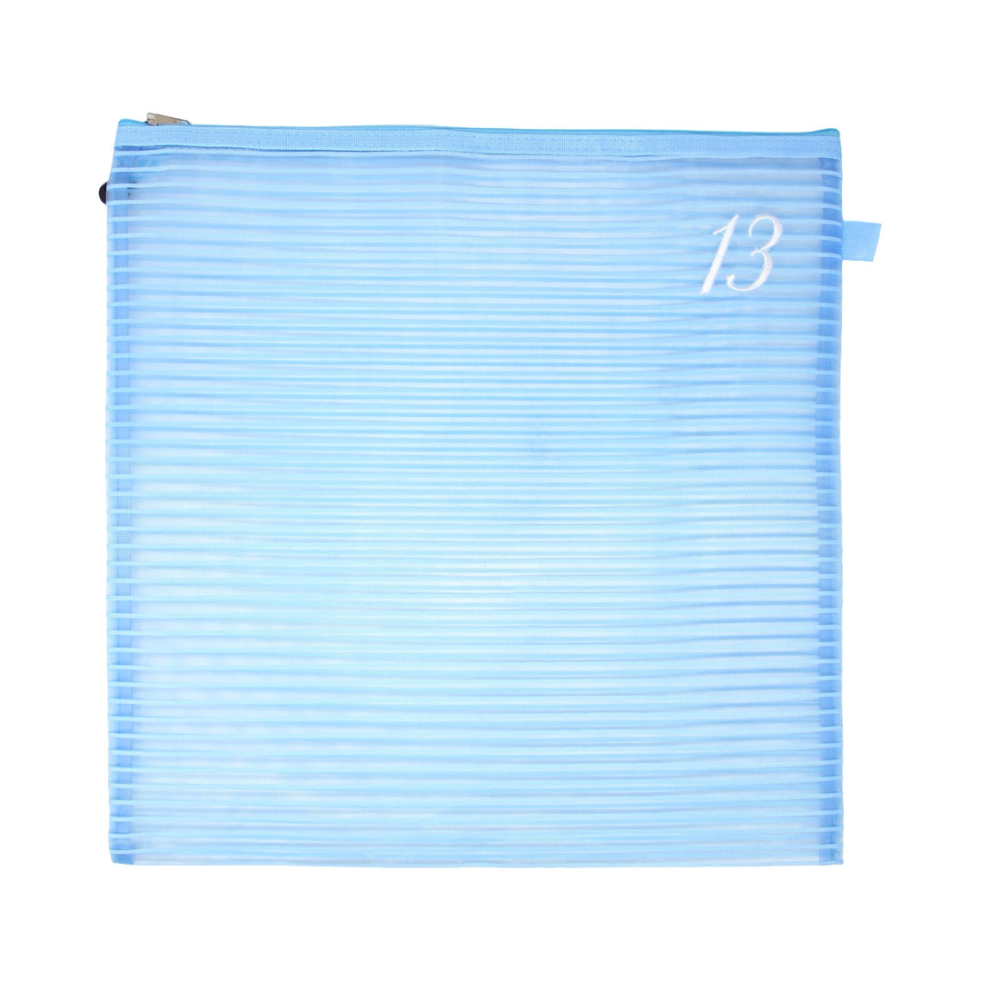 13 Mesh/18 Mesh Square Mesh Zipper Project Bag