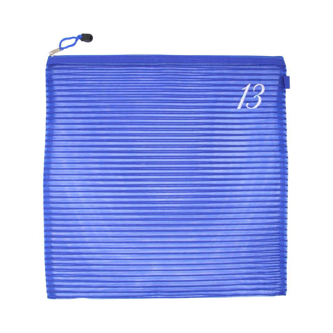 13 Mesh/18 Mesh Square Mesh Zipper Project Bag