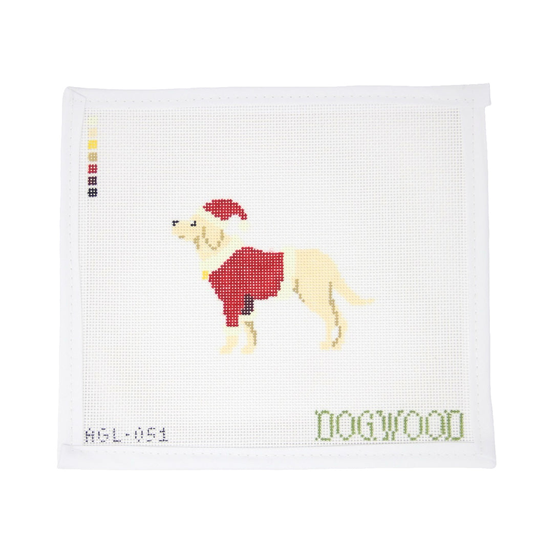 Santa Yellow Lab