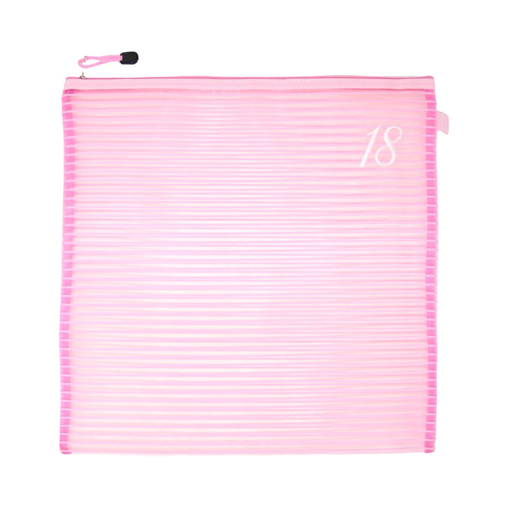 13 Mesh/18 Mesh Square Mesh Zipper Project Bag