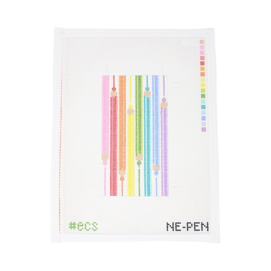 Colored Pencils Eyeglass Case