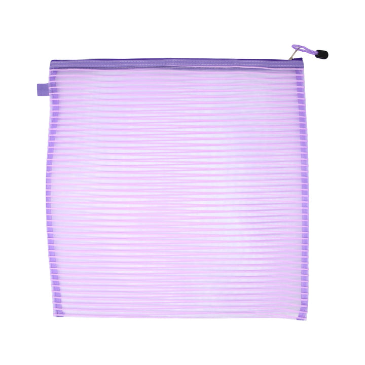 Square Mesh Zipper Project Bag