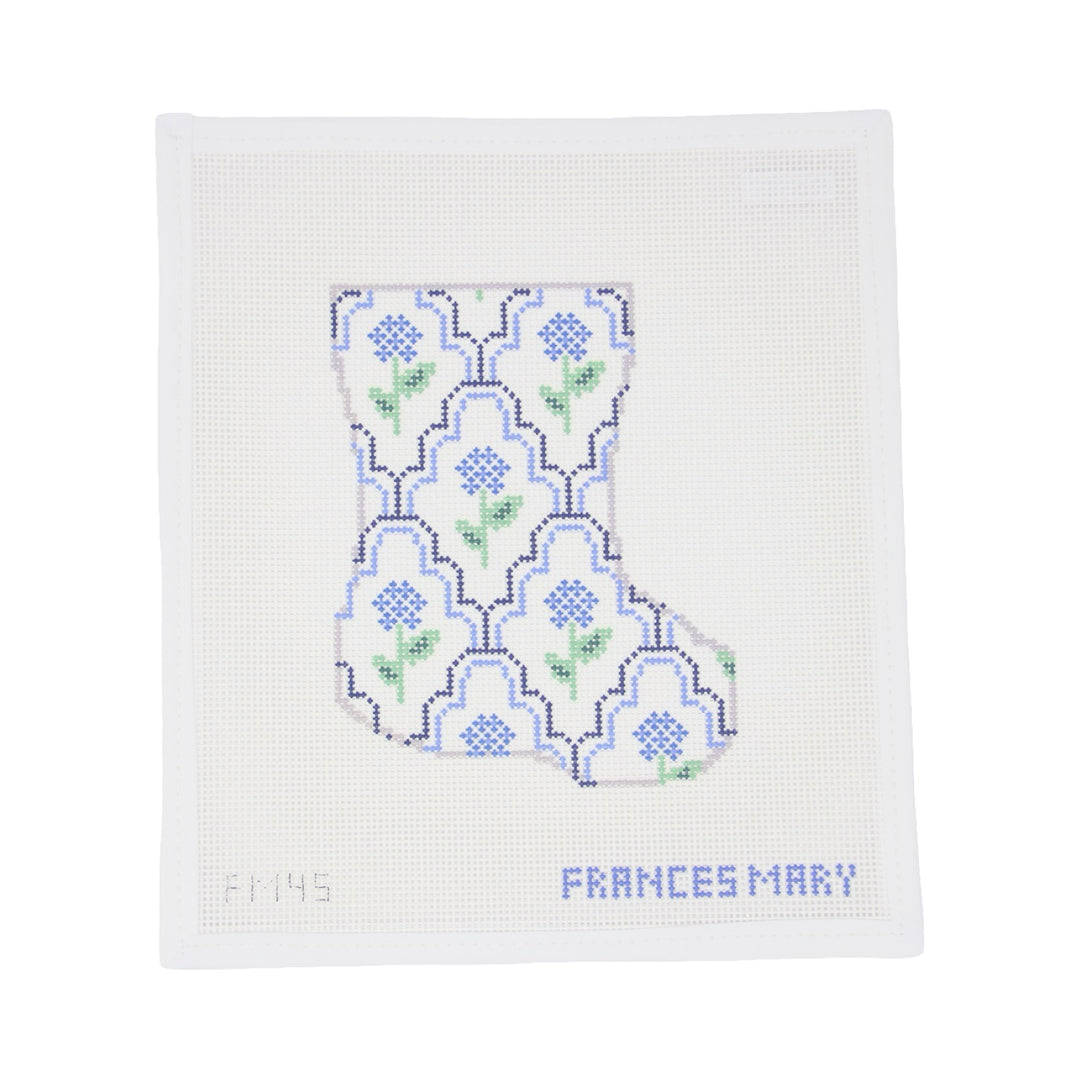 Scallop Hydrangea Mini Stocking