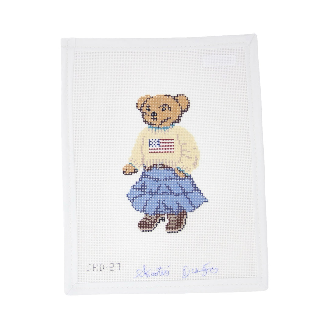 Girl Flag Bear