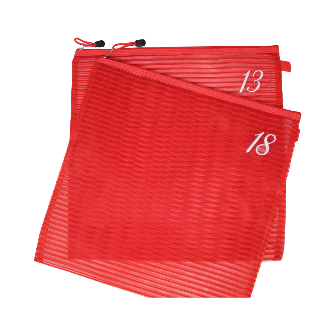 13 Mesh/18 Mesh Square Mesh Zipper Project Bag