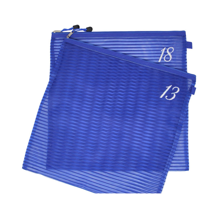 13 Mesh/18 Mesh Square Mesh Zipper Project Bag