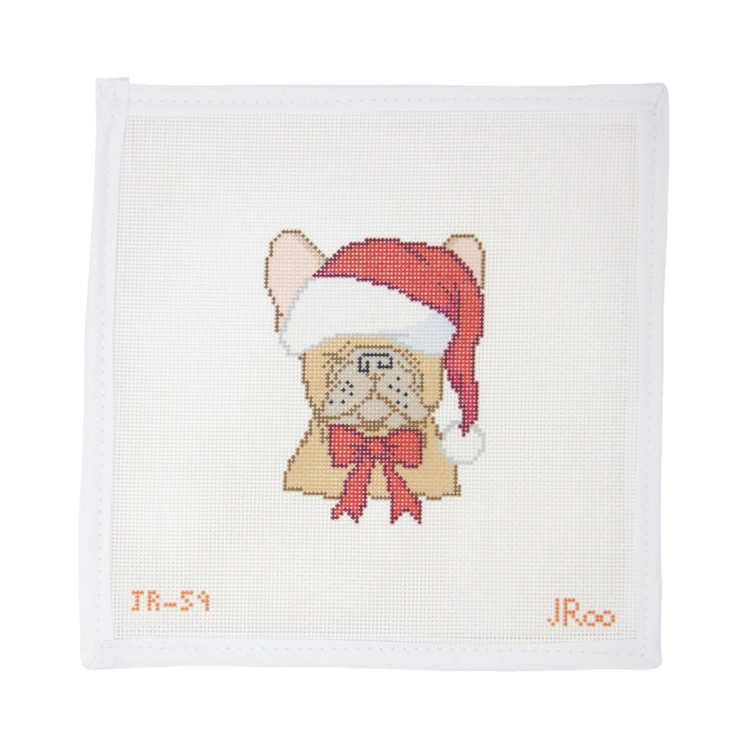 Frenchie Santa
