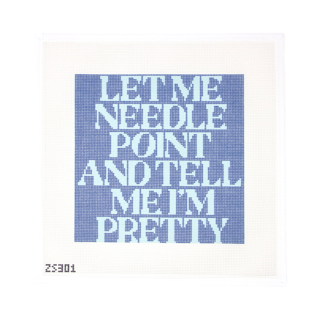 Let Me Needlepoint - Navy