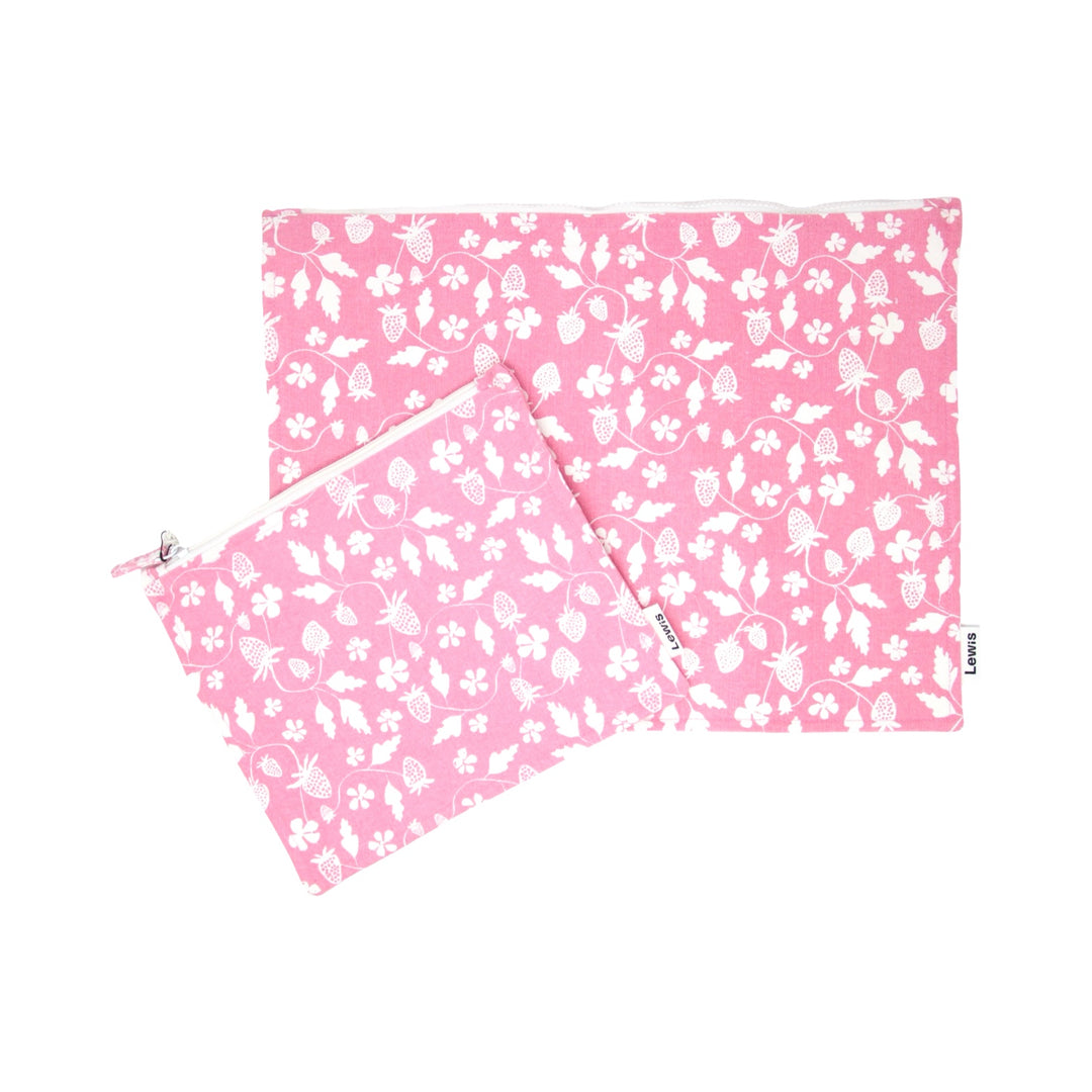 Lewis Pink Strawberries Project Bag Set