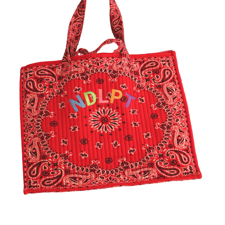 NDLPT Bandana Print Tote