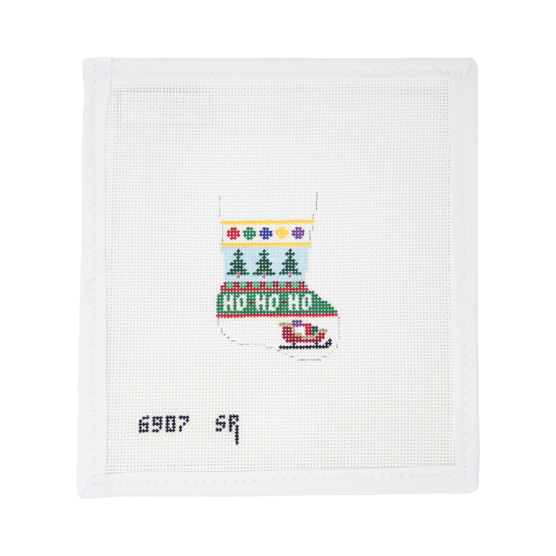 Christmas Tree Stripe Stocking Ornament