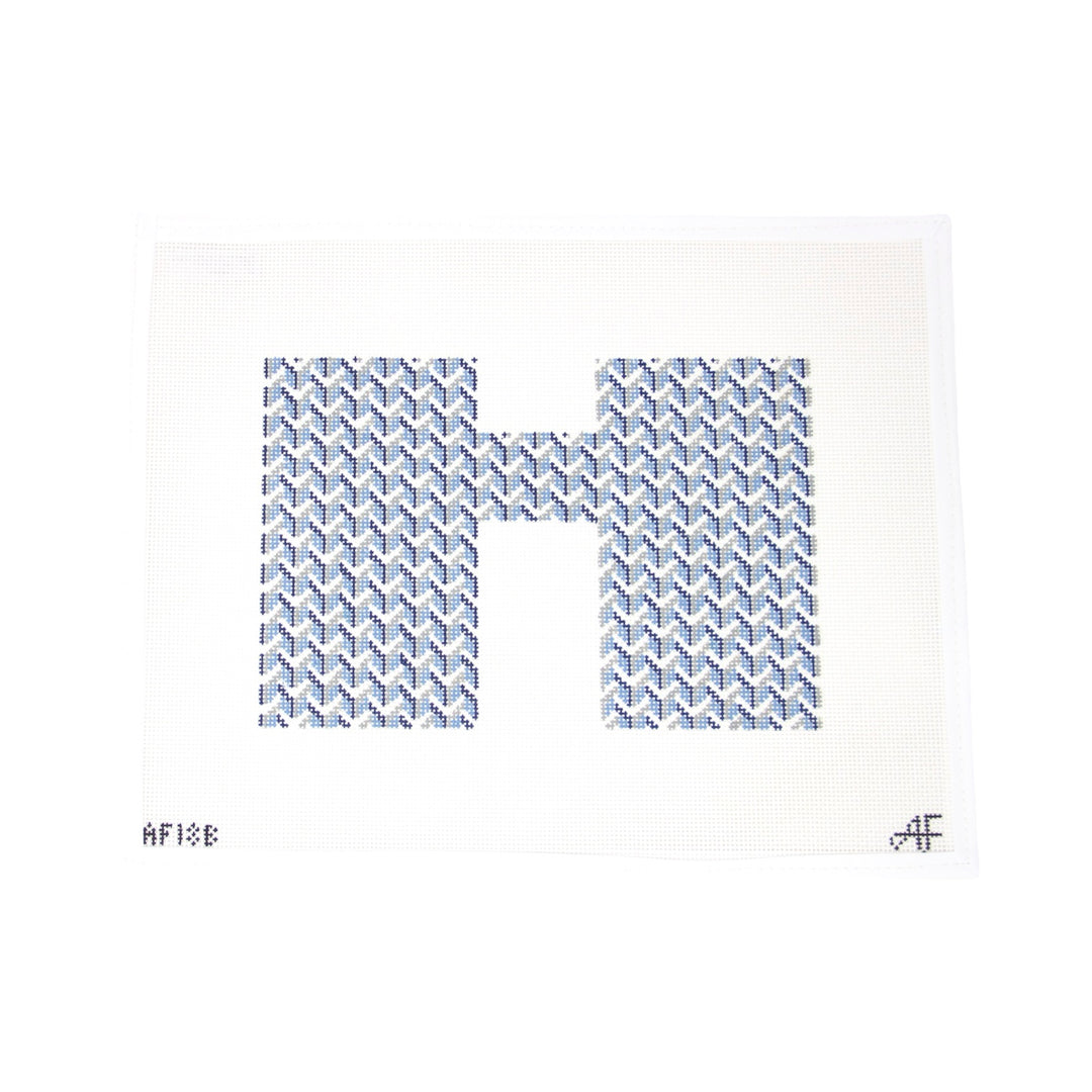 Y Pattern Clutch - Blue