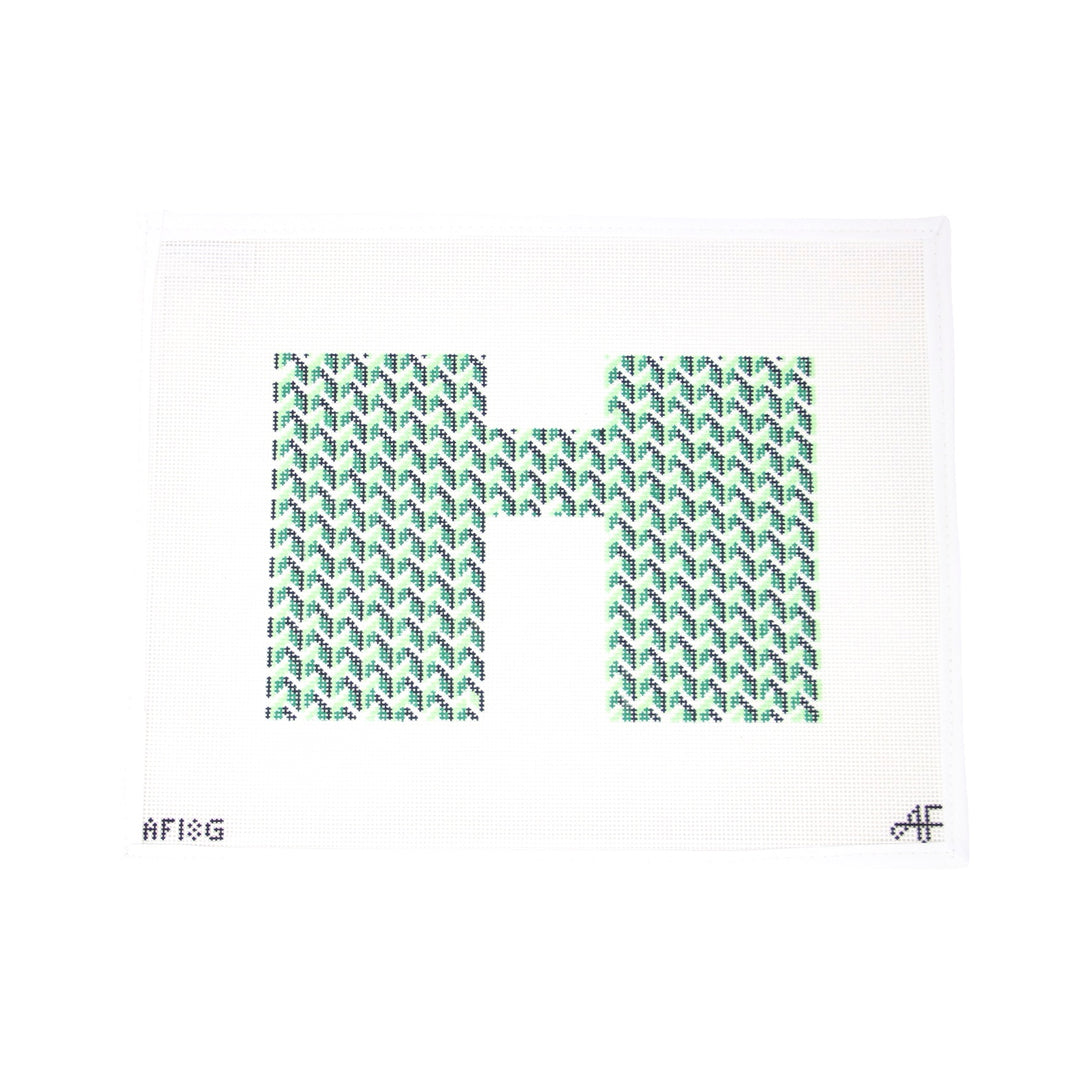 Y Pattern Clutch - Green