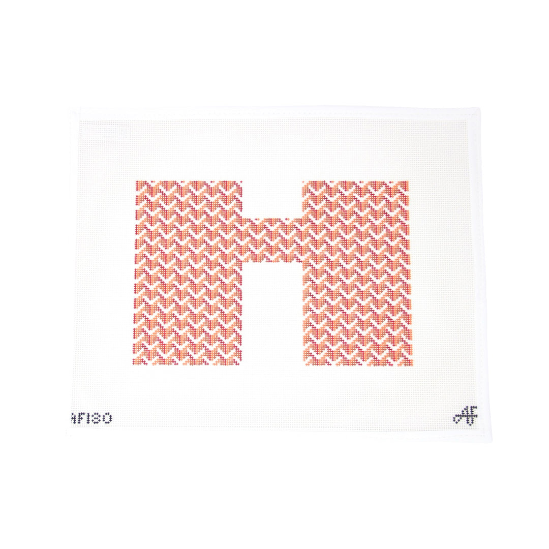 Y Pattern Clutch - Orange
