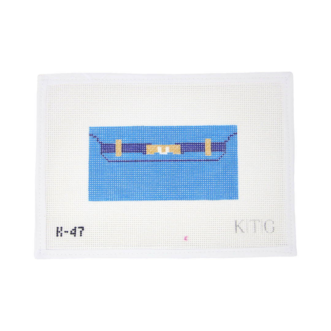 Mini Blue Clutch