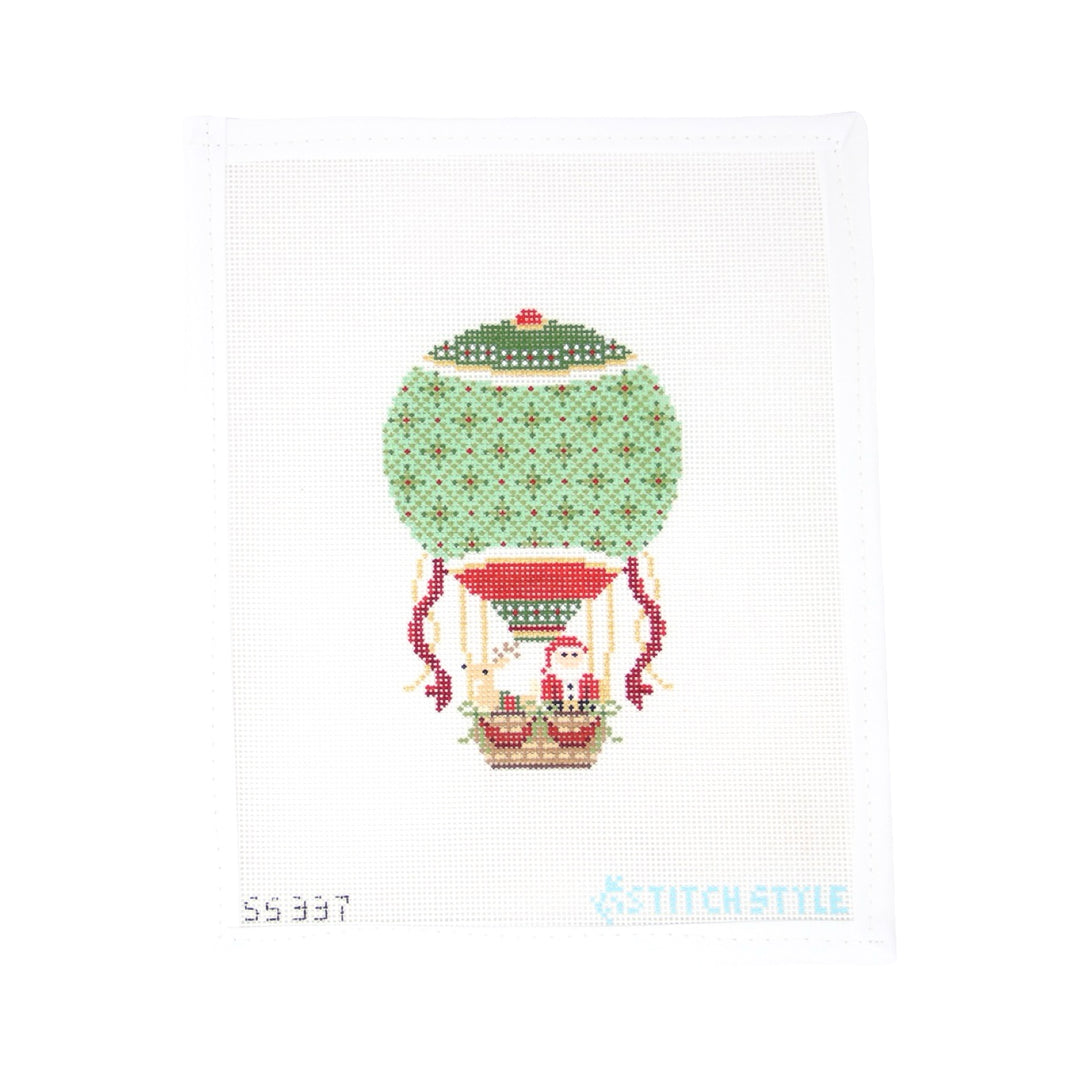 Christmas Hot Air Balloon with Santa