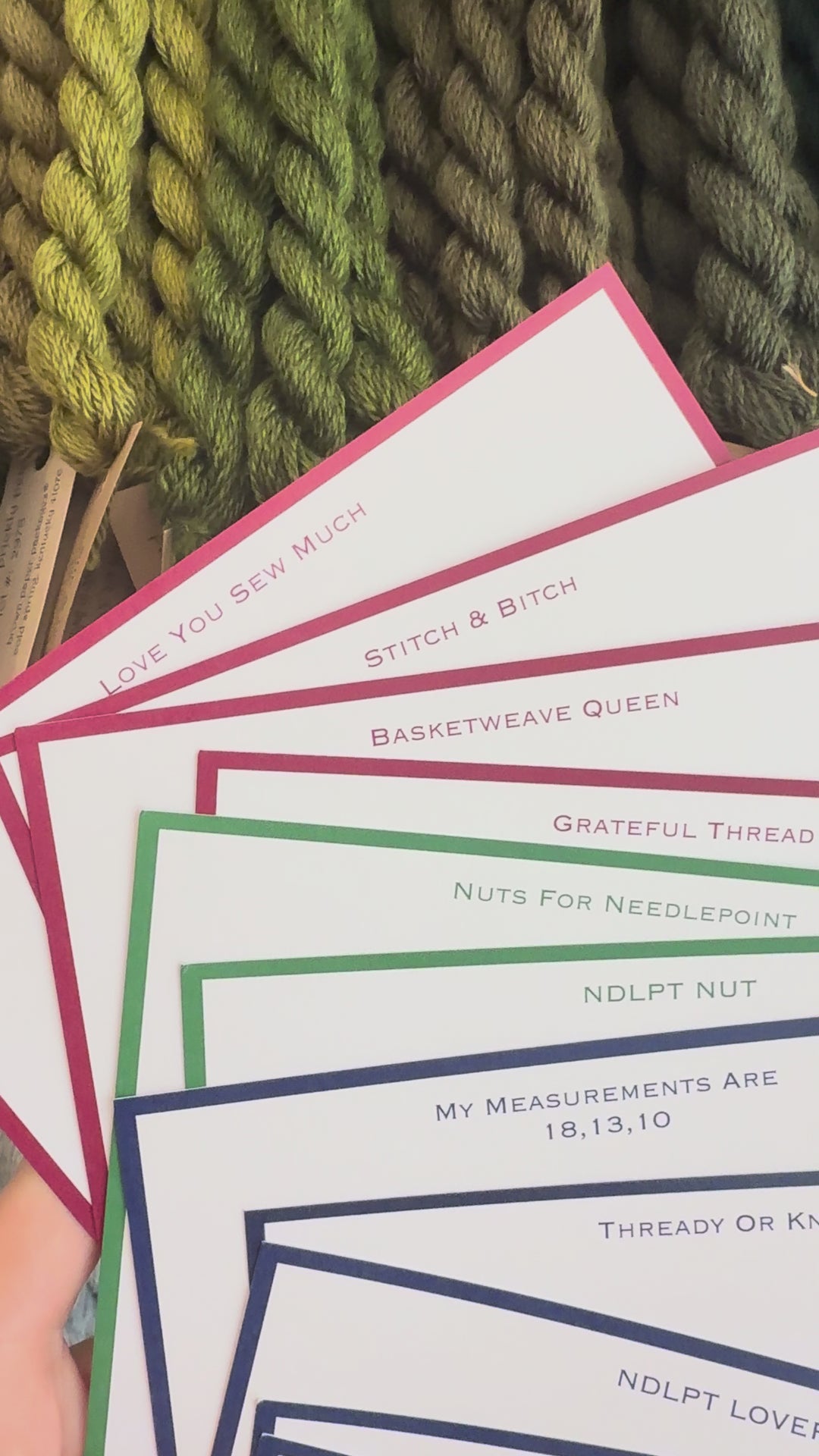 Needlepoint Greeting Cards