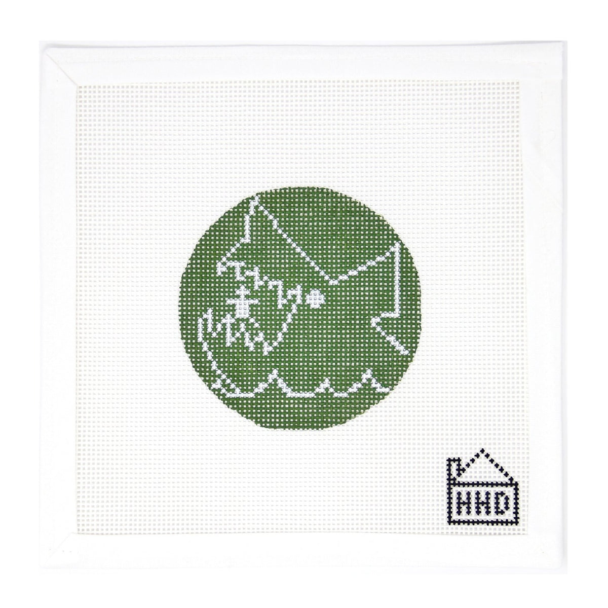 Jaws Chalkboard Greystone Needlepoint